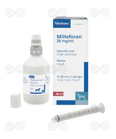 MILTEFORAN 60 ML 20 MG/ML SOLUCION ORAL PERROS