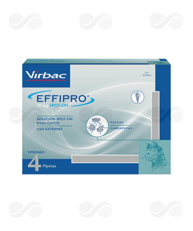 EFFIPRO 50 MG SPOT ON GATOS 4 PIP