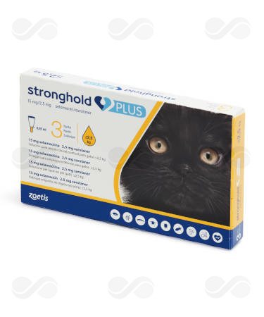 STRONGHOLD PLUS 15/2,5 MG <2,5 KG 3 PIP