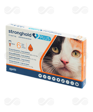 STRONGHOLD PLUS 30/5 MG 2,5-5 KG 6 PIP