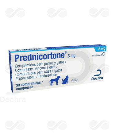 PREDNICORTONE 5 MG 30 TABLETAS