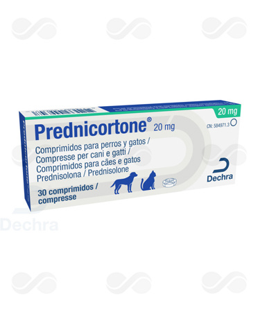 PREDNICORTONE 20 MG 30 TABLETAS