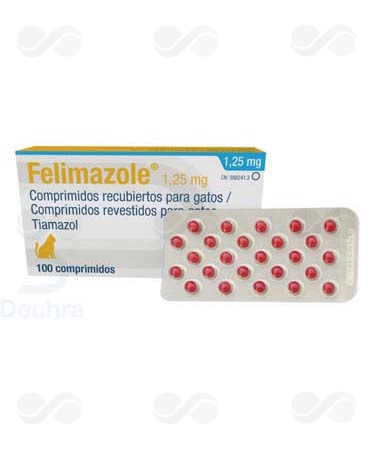 FELIMAZOLE 1,25 MG 100 COMPRIMIDOS