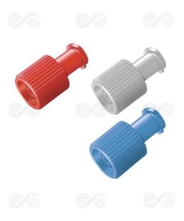 TAPON CONO COMBI LUER LOCK ROJO 100 UDS