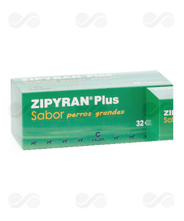 ZIPYRAN PLUS SABOR PERRO GRANDE 32 COMPRIMIDOS