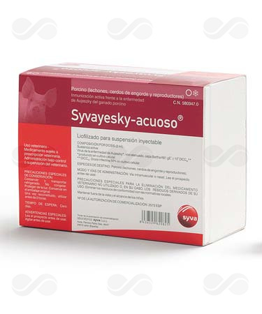 SYVAYESKY ACUOSO 10 x 50 DOSIS