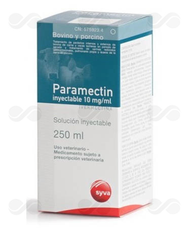 PARAMECTIN 250 ML INYECTABLE