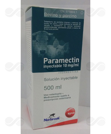 PARAMECTIN 500 ML INYECTABLE