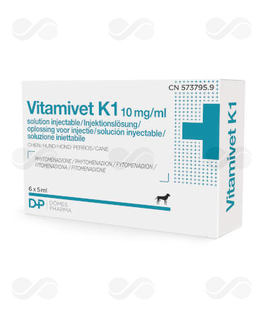 VITAMIVET K1 10 MG/ML (exVITAMINA K) 6 x 5 ML INY