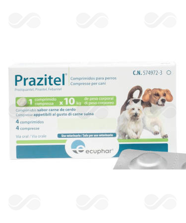 PRAZITEL 4 COMPRIMIDOS
