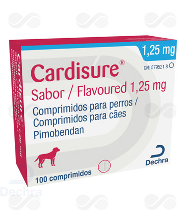 CARDISURE 1.25 MG 100 COMPRIMIDOS