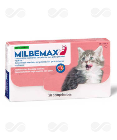 MILBEMAX 4/10 GATITO SABOR 20 COMPRIMIDOS