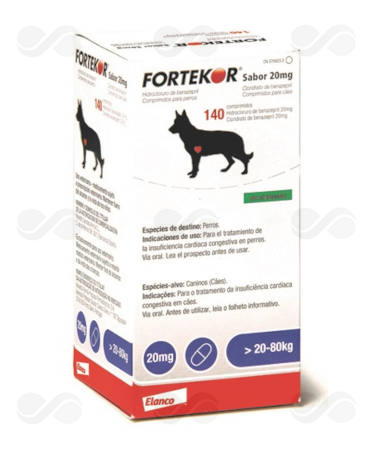 FORTEKOR 20 MG SABOR ENVASE CLINICO 140 COMP
