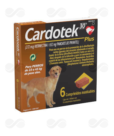 CARDOTEK 30 PLUS 272 MG MARRON 23-45 KG