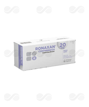 RONAXAN 20 MG 50 COMPRIMIDOS