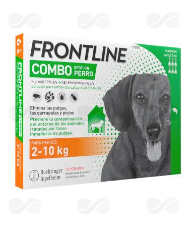 FRONTLINE COMBO 2-10 KG 6 PIPETAS