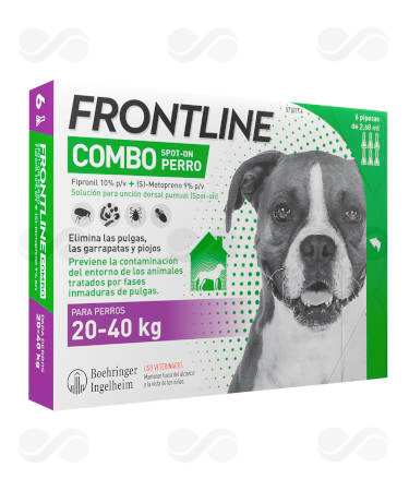 FRONTLINE COMBO 20-40 KG 6 PIPETAS