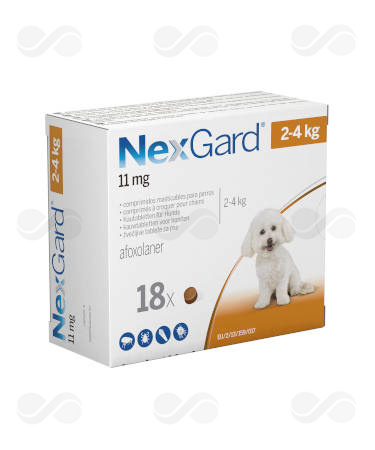 NEXGARD S 2-4 KG 18 COMPRIMIDOS