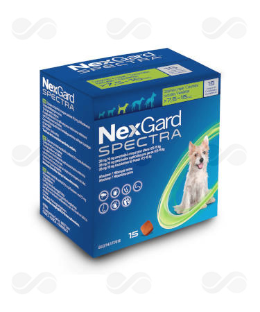 NEXGARD SPECTRA M 7,5-15 KG 15 COMPRIMIDOS