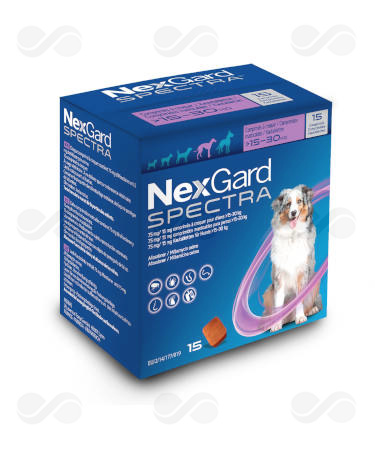 NEXGARD SPECTRA L 15-30 KG 15 COMPRIMIDOS