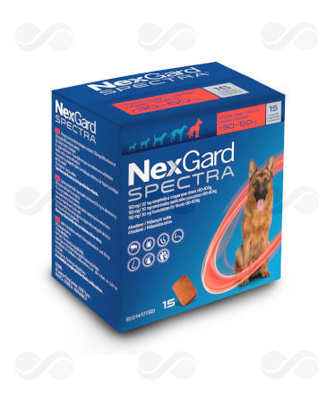 NEXGARD SPECTRA XL 30-60 KG 15 COMPRIMIDOS