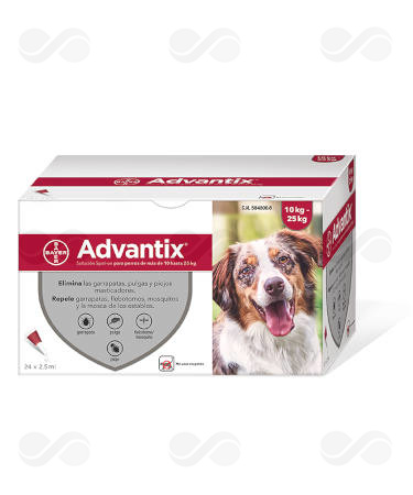 ADVANTIX 24 x 2.5 (DE 10 A 25 KG)