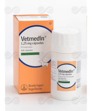 VETMEDIN 1,25 MG 100 CAPSULAS