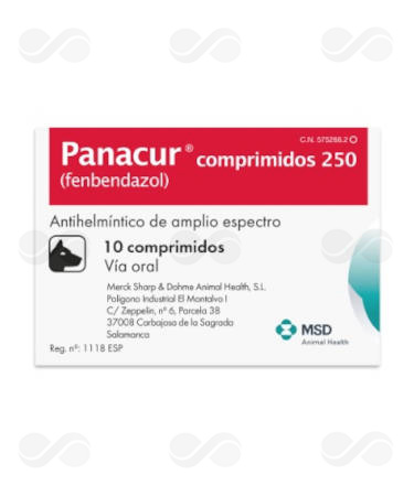 PANACUR 250 MG 10 COMPRIMIDOS