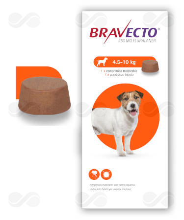 BRAVECTO 250 MG (4,5-10 KG) 1 TABLETA