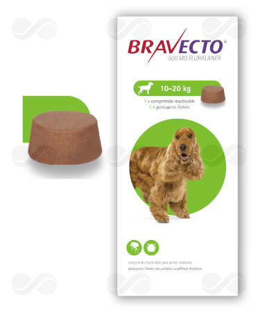 BRAVECTO 500 MG (10-20 KG) 1 TABLETA