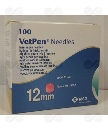 AGUJAS VETPEN PARA DISPOSTIVO DOSIF 12 MM (100 UDS)