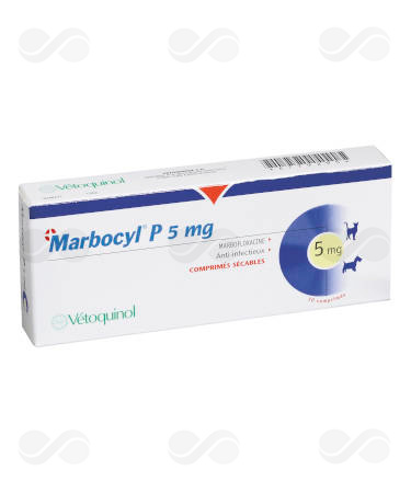 MARBOCYL PALATABLE 5 MG 10 COMPRIMIDOS