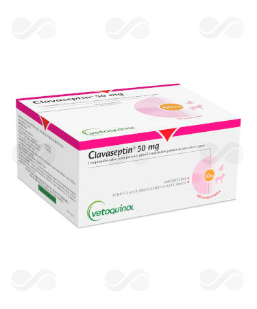 CLAVASEPTIN 50 MG 100 COMPRIMIDOS