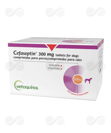 CEFASEPTIN 300 MG 100 COMPRIMIDOS
