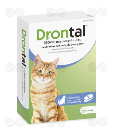 DRONTAL GATOS 24 COMPRIMIDOS