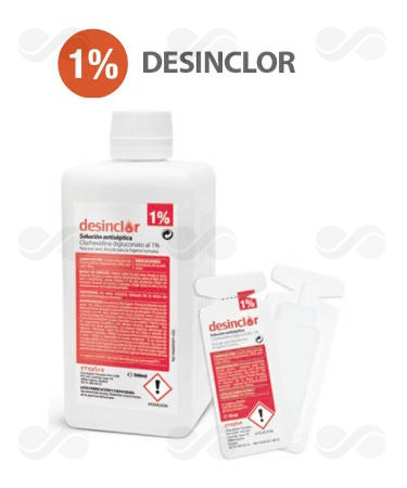 DESINCLOR SOLUCION 1% 500 ML