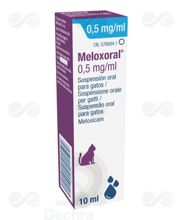 MELOXORAL 0,5 MG GATOS 10 ML