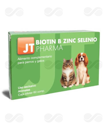 JT-BIOTIN B ZINC SELENIO 60 COMPRIMIDOS