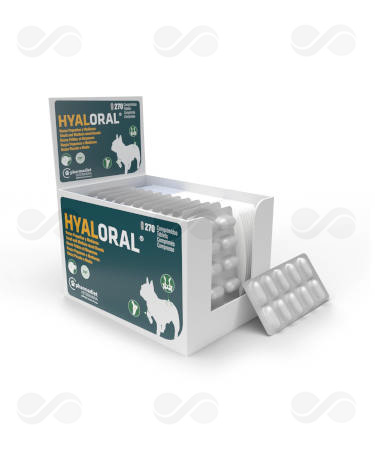 HYALORAL RAZAS PEQ Y MED 270 COMPRIMIDOS