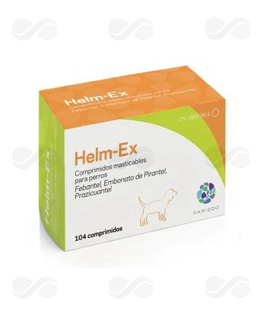 HELM-EX MASTICABLE PERROS 104 COMPRIMIDOS