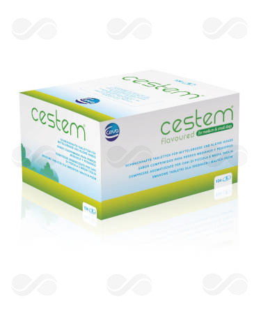 CESTEM SABOR PERROS MED Y PEQ 104 COMP