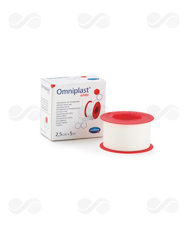 ESPARADRAPO TELA OMNIPLAST BLANCO 2,5 CM x 5 M
