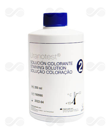 URANOTEST SOLUCION COLORANTE 2 (AZUL) 250 ML