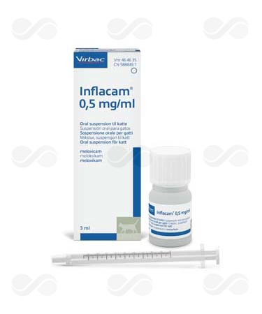 INFLACAM 3 ML GATOS SOL ORAL