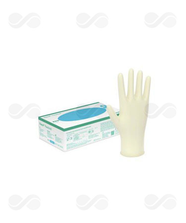 GUANTES VASCO PEQUEÑO 100 UD LATEX C/POLVO