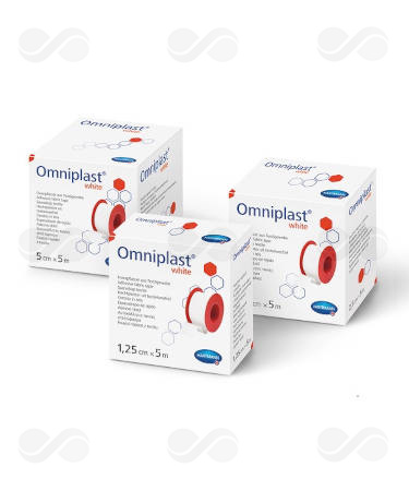 ESPARADRAPO TELA OMNIPLAST BLANCO 1,25 CM x 5 M