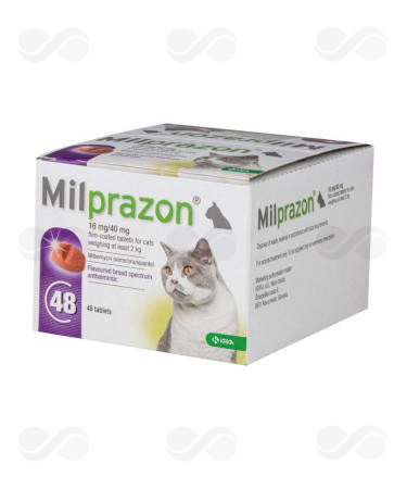 MILPRAZON 16/40 MG GATO GRANDE 48 COMP