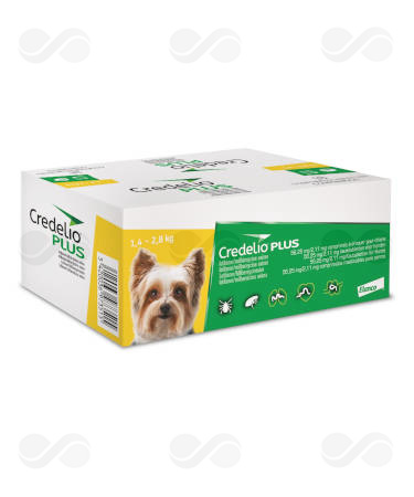 CREDELIO PLUS 56,25/2,11 MG 1,4-2,8 KG 18 COMP