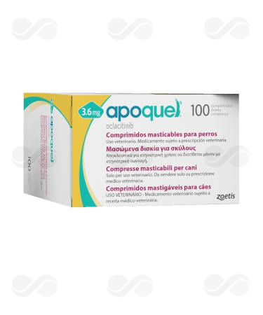 APOQUEL MASTICABLE 3,6 MG 100 COMP