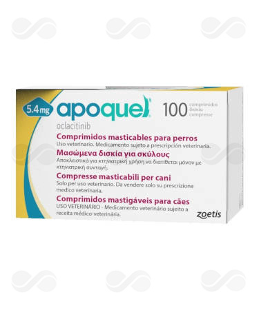 APOQUEL MASTICABLE 5,4 MG 100 COMP